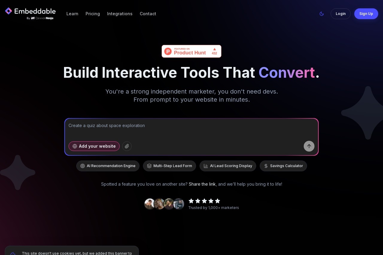 Embeddable
