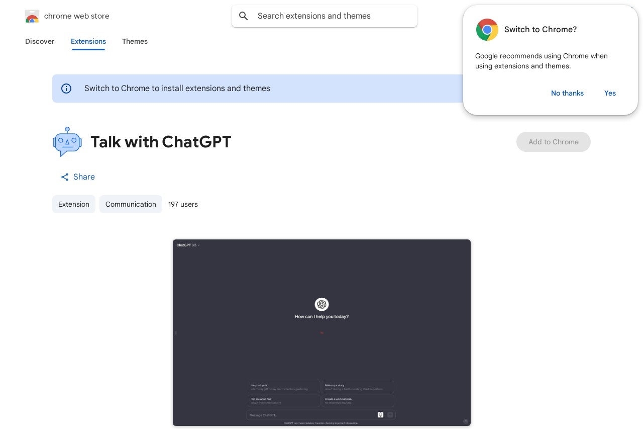 Talk with ChatGPT