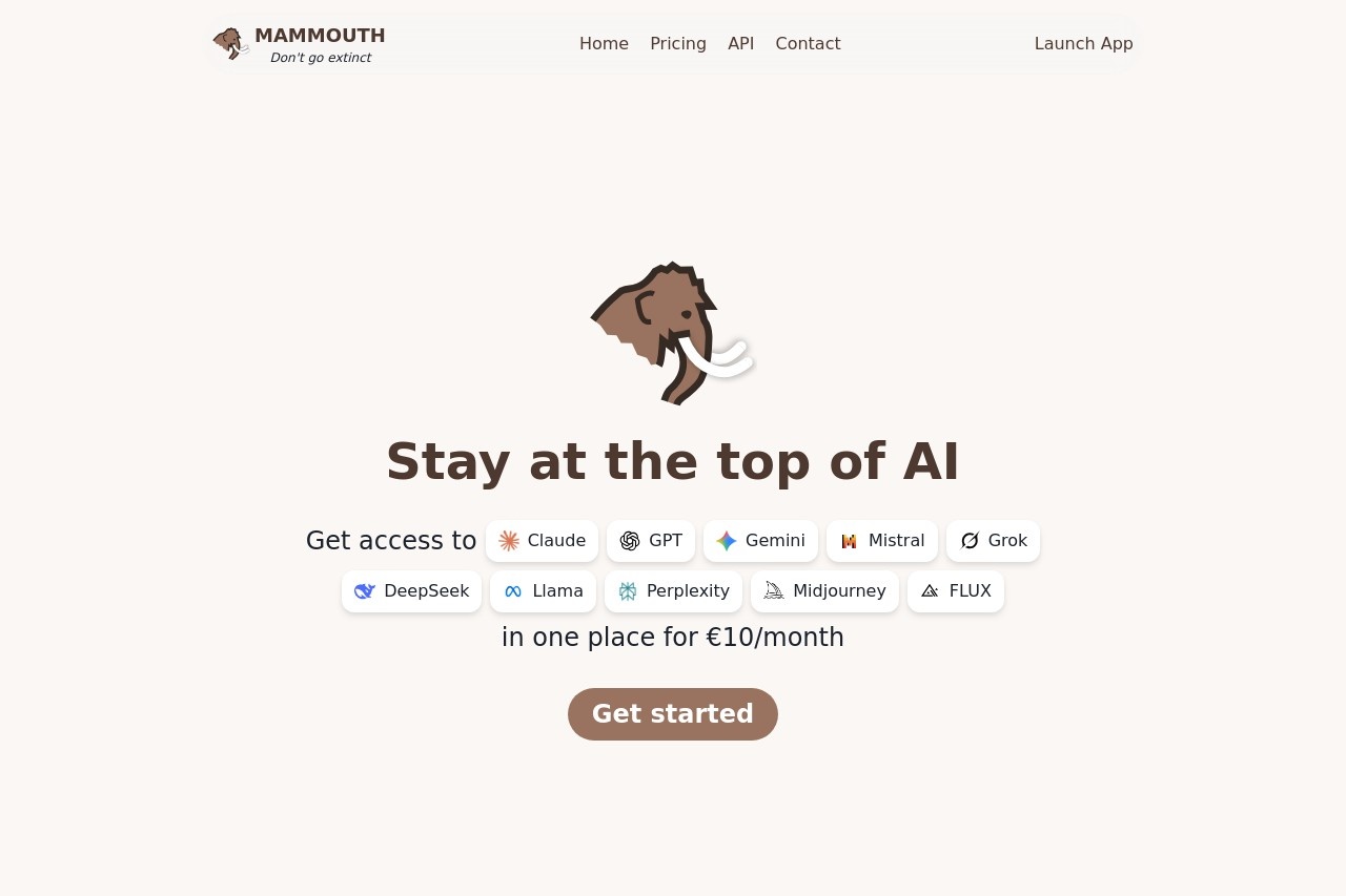 Mammouth AI