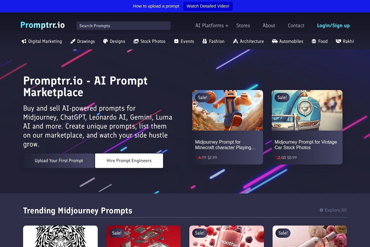 AI Prompt Marketplace