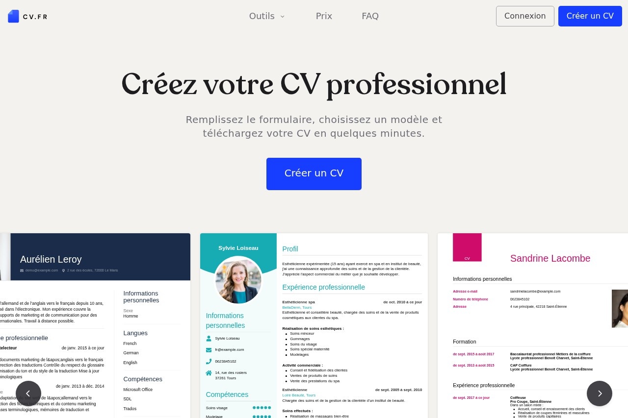 CV.fr