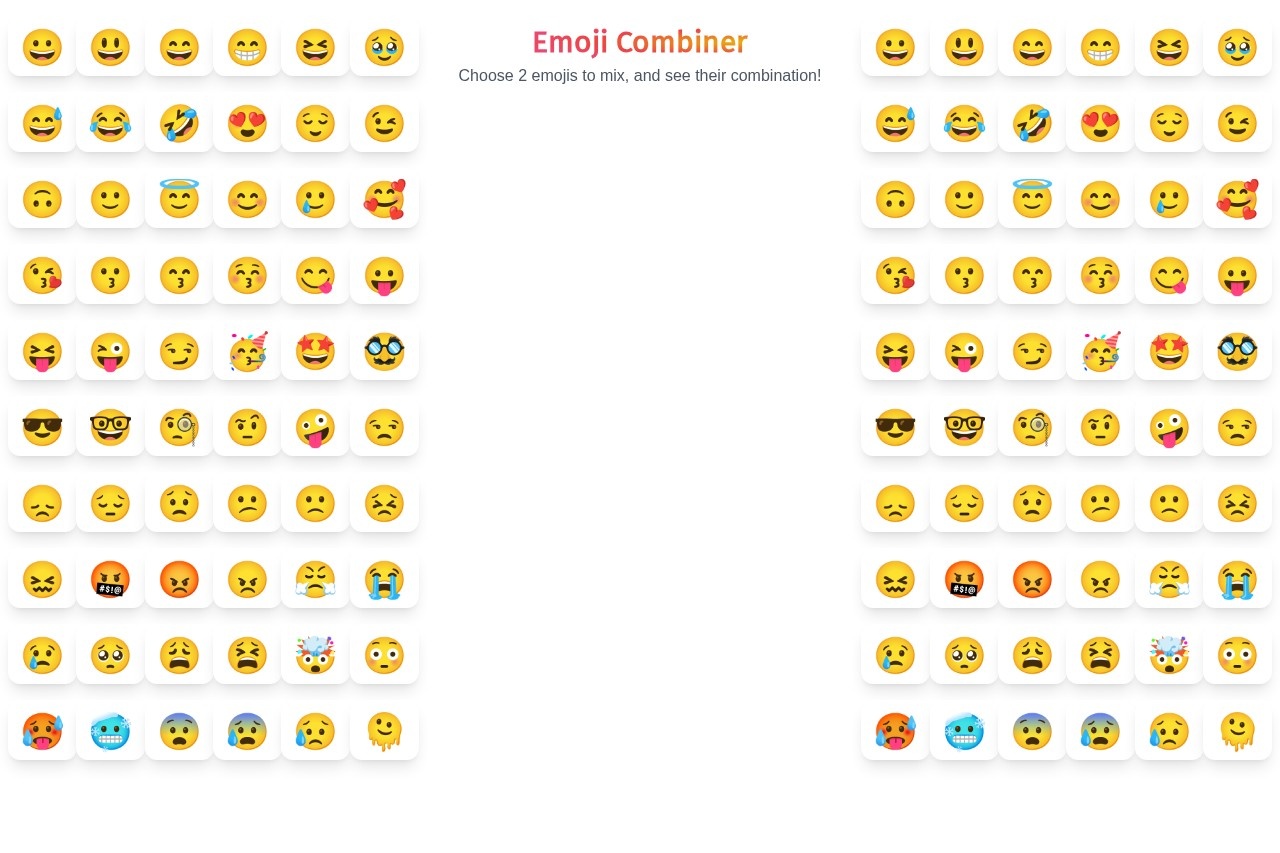 Emoji Combiner