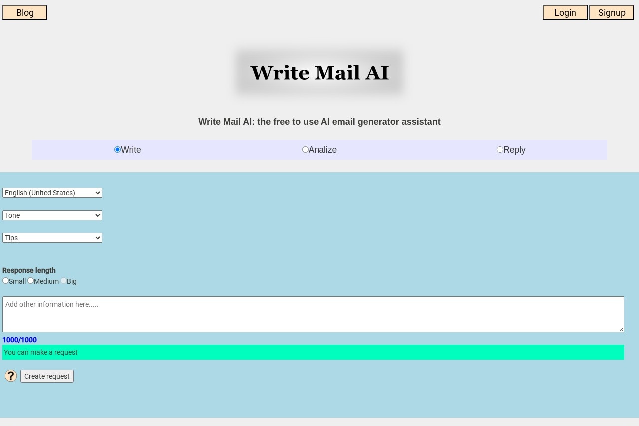Write Mail AI