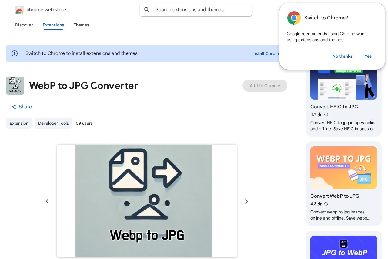 WebP to JPG Converter