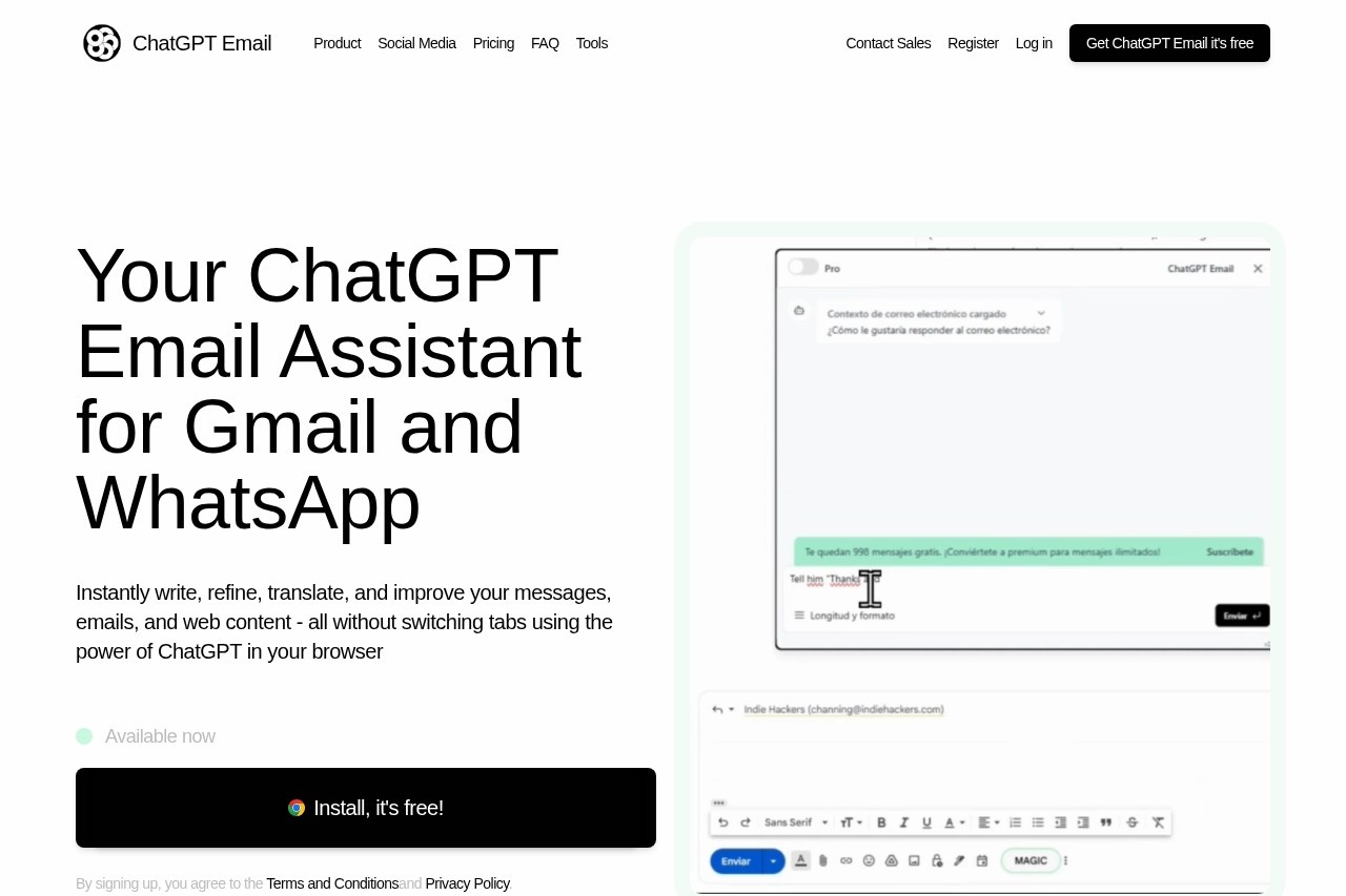 ChatGPT Email
