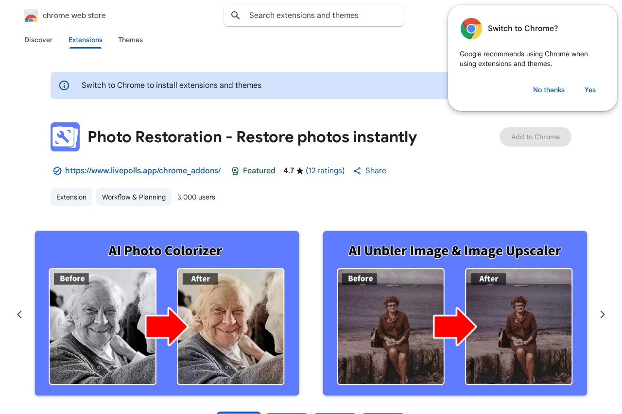 Photo Restoration