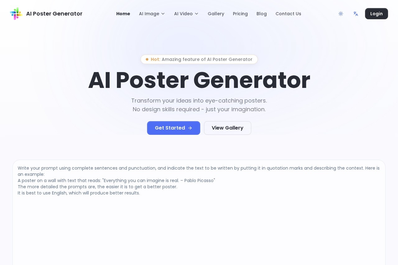 AI Poster Generator