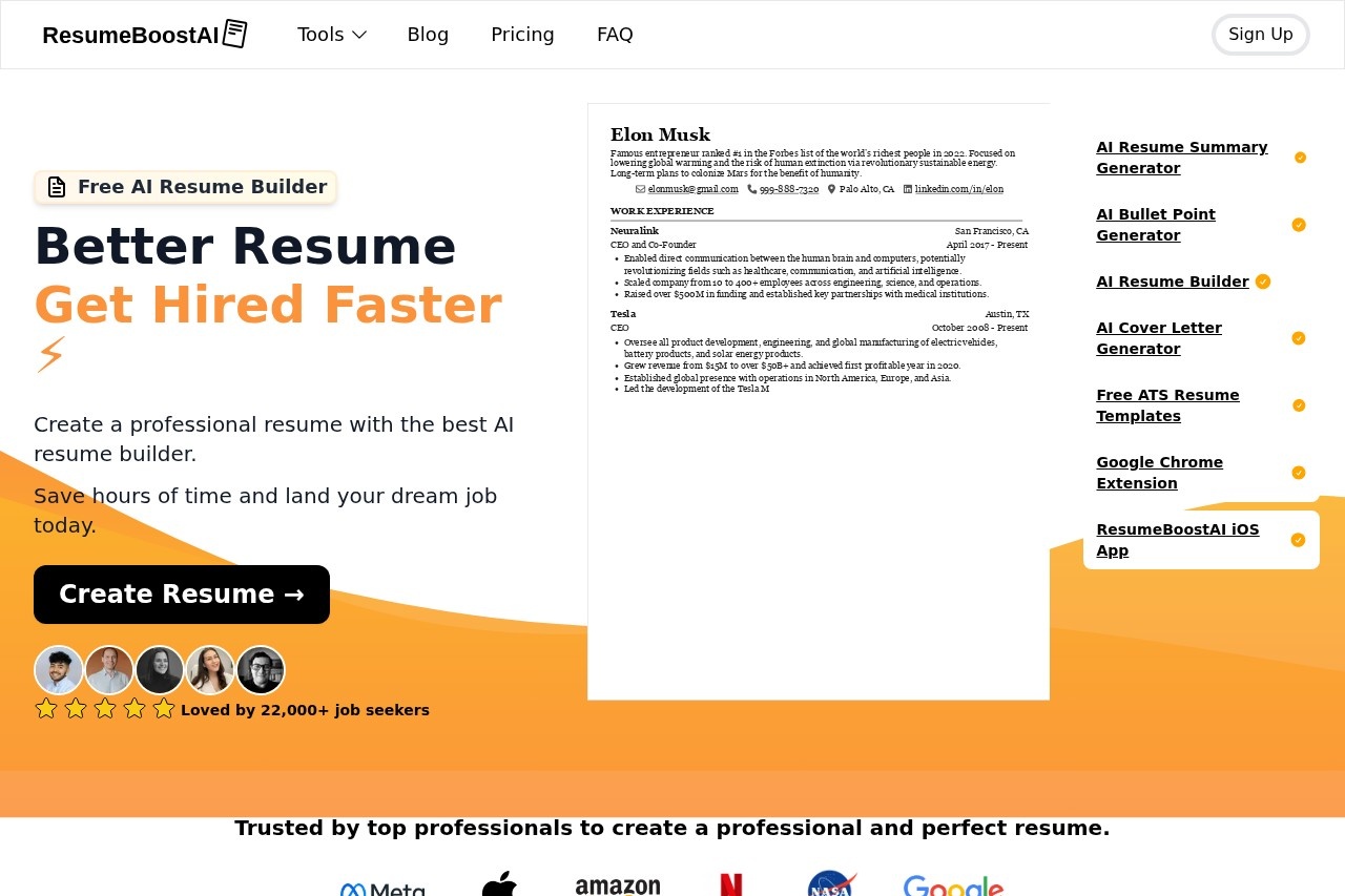 Resume Boost AI