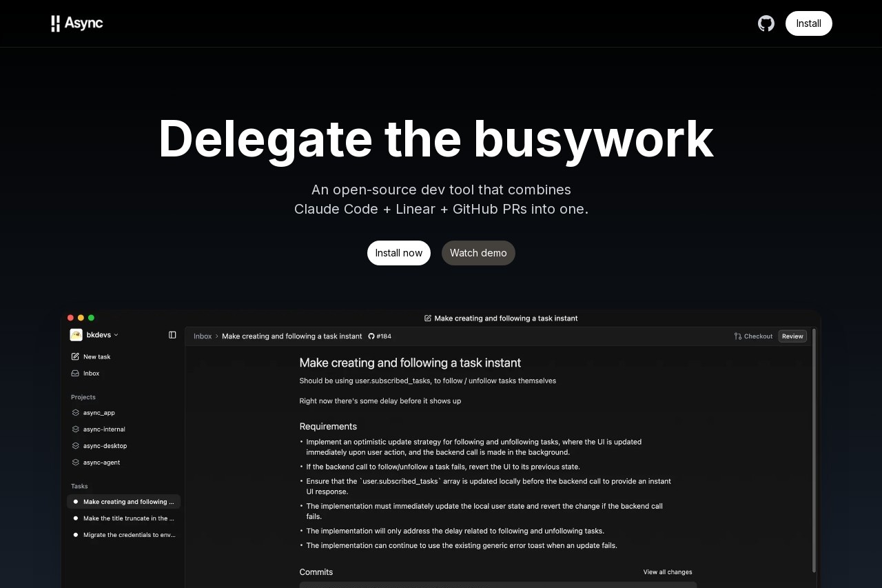 Async Build